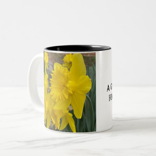 Mug de thé à deux tons (Devant gauche)