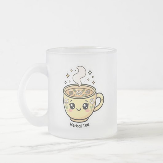 Mug de thé aux herbes Kawaii mignon (Gauche)