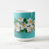 Mug de thé blanc turquoise (Centre)