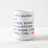 MUG DE THÉ DE PROGRAMMATION SQL (Centre)