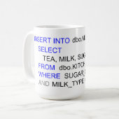 MUG DE THÉ DE PROGRAMMATION SQL (Devant gauche)
