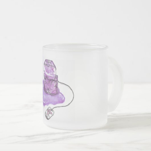 Mug de thé pourpre congelé (Devant droit)
