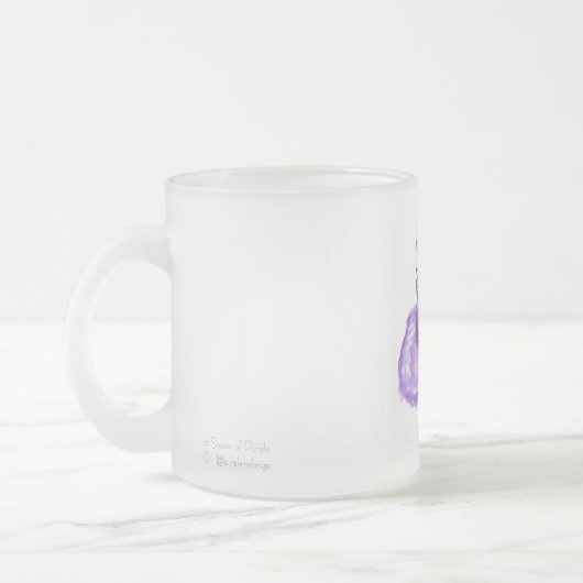Mug de thé pourpre congelé (Gauche)