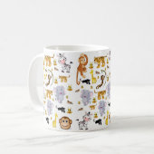 Mug de tigre d'éléphant de singe (Devant gauche)