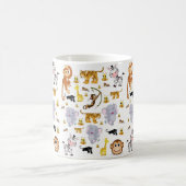 Mug de tigre d'éléphant de singe (Centre)