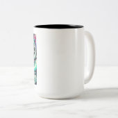 Mug de tigre tropical - Art de la jungle (Devant droit)