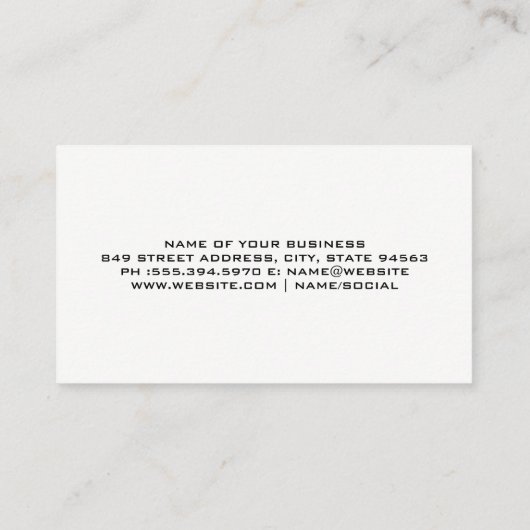 Mug de toast de bière | Carte de visite de code QR (Dos)