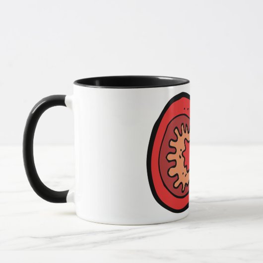 Mug de tomate coupée en tranches (Gauche)