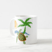 Mug de tortue tropicale (Devant gauche)