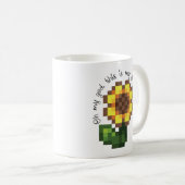 Mug de tournesol de Haley - Stardew Valley inspiré (Devant droit)