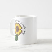 Mug de tournesol de Haley - Stardew Valley inspiré (Devant gauche)