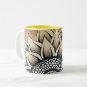 Mug de tournesol jaune (Devant gauche)