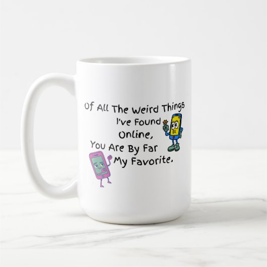 Mug De Toutes Les Choses Bizarres (Gauche)