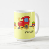 Mug de train personnalisé pour enfant (Devant droit)
