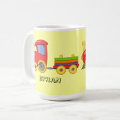 Mug de train personnalisé pour enfant (Devant gauche)