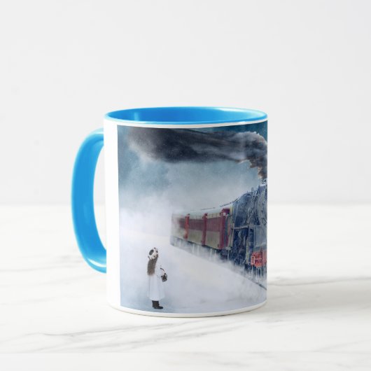 Mug de train vintage (Devant gauche)