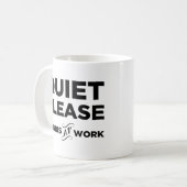 Mug De tranquillité génie svp au travail (Devant gauche)