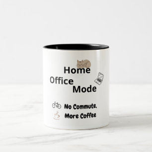Mug de travail à distance drôle pour collègues de