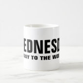 Mug de travail drôle du mercredi (Centre)