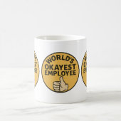 Mug de travail sarcastique - La caméra d'employés (Centre)