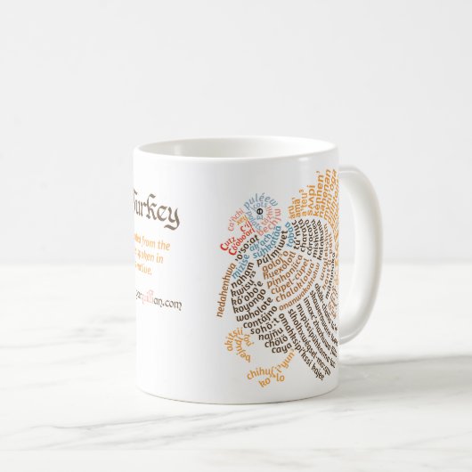 Mug de Turquie sauvage du monde (Devant droit)