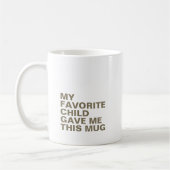 Mug de typographie personnalisée avec initiale (Gauche)