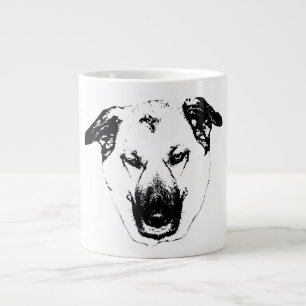 Mug de vacances à tête de chien gras