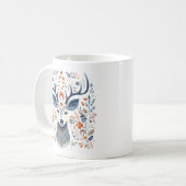 Mug de vacances Cerf d'hiver (Devant gauche)
