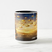 Mug de vacances d'arbre de Noël décoré (Centre)