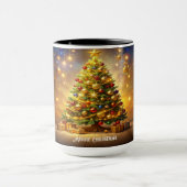 Mug de vacances d'arbre de Noël décoré (Centre)