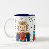 Mug de vacances de casse-noisette aquarelle mignon (Gauche)