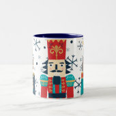 Mug de vacances de casse-noisette aquarelle mignon (Centre)