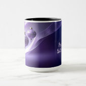 Mug de vacances de Noël Boule décorative violette (Centre)