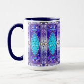 Mug de vacances en verre moderne coloré (Gauche)