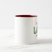 Mug de vacances flocon de neige d'amour (Centre)