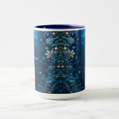 Mug de vacances Flocons de neige (Centre)