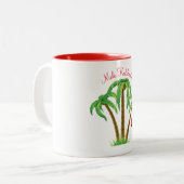Mug de vacances Joyeux Noël-Mele Kalikimaka (Devant gauche)