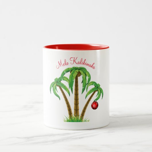 Mug de vacances Joyeux Noël-Mele Kalikimaka (Centre)