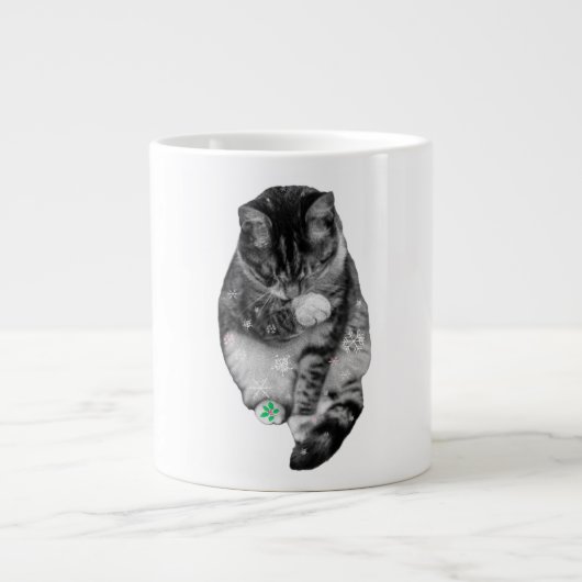 Mug de vacances Patte givré (Devant)