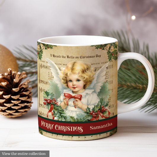 Mug de vacances personnalisé Accent de table d'ang