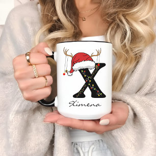 Mug de vacances personnalisé avec le Père Noël pou