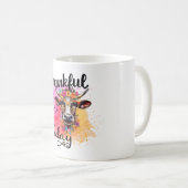 Mug de vache drôle, Heifer, Mug de vie agricole, M (Devant droit)