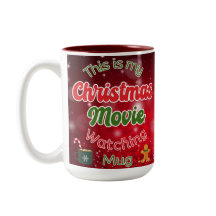 Mug de veille du film de Noël, Mug de Noël