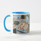 Mug de vente de fruits de mer (Pike Place Seattle) (Gauche)