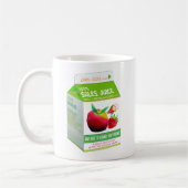 Mug de vente pour le jus de vente au travail (Gauche)