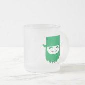 Mug de verre 10 oz congelé (Devant droit)