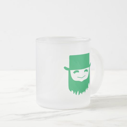 Mug de verre 10 oz congelé (Devant droit)