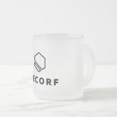 Mug de verre congelé - 10 oz (Devant droit)