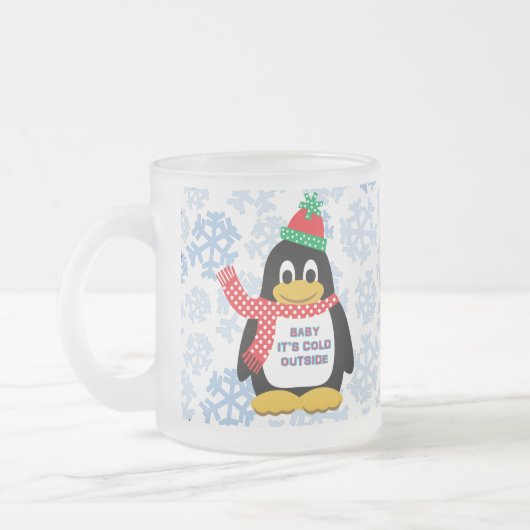 Mug de verre givré de 10 oz congelé (Gauche)