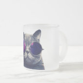 Mug de verre givré de 10 oz congelé (Devant droit)